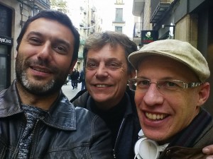 Albert Cañigueral, Javi Creus y Boyd Cohen en Barcelona